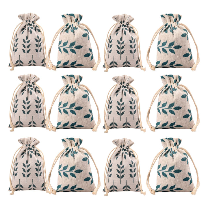 Meta-U Burlap Bags with Drawstring- Storage Bag- Sachet