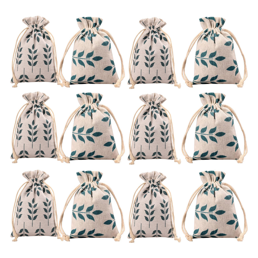 Meta-U Burlap Bags with Drawstring- Storage Bag- Sachet