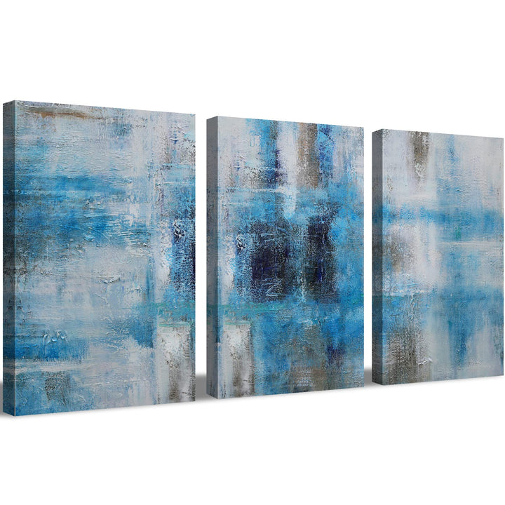 Minimalist Canvas Wall Art, plant Green Leaf Tropical Succulent Painting Artwork Picture for Bedroom Bathroom Office Home Wall Decorations