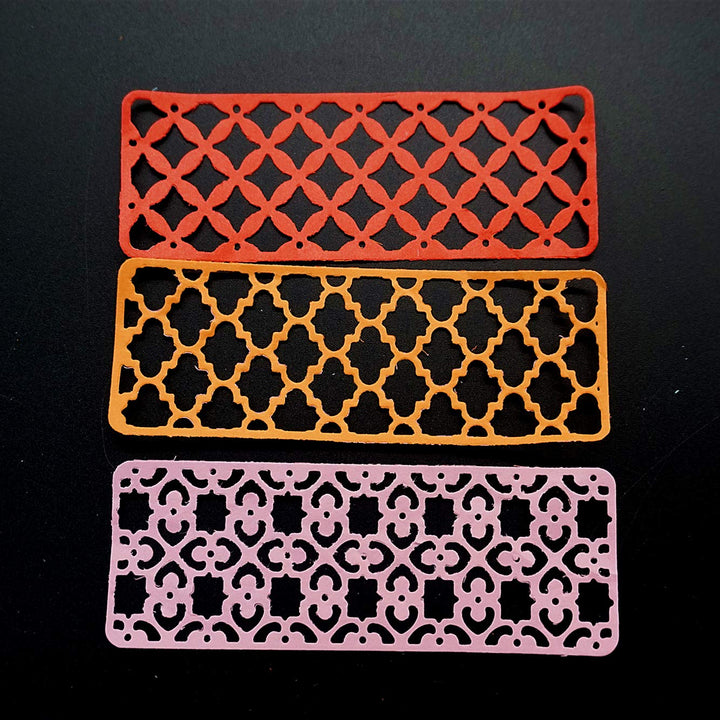 Metal Die Cuts 3 Styles of Lace Frame Embossing Stencil Cutting Dies for Card Making Scrapbooking Paper Craft Album Stamps DIY Décor