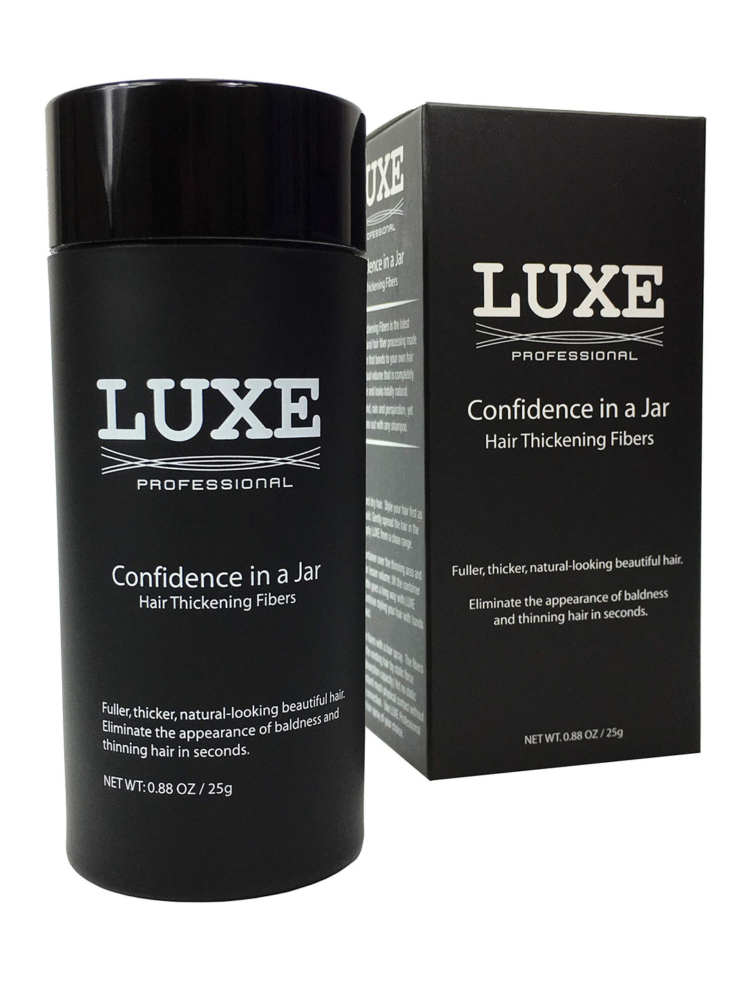 LUXE Hair Thickening Fibers - CONFIDENCE IN A JAR – 2 M