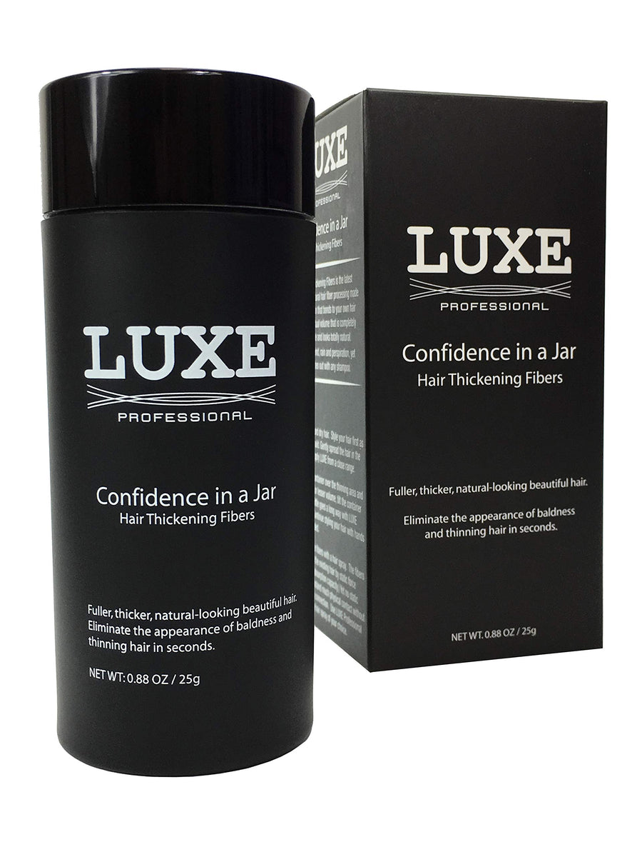 LUXE Hair Thickening Fibers - CONFIDENCE IN A JAR – 2 M