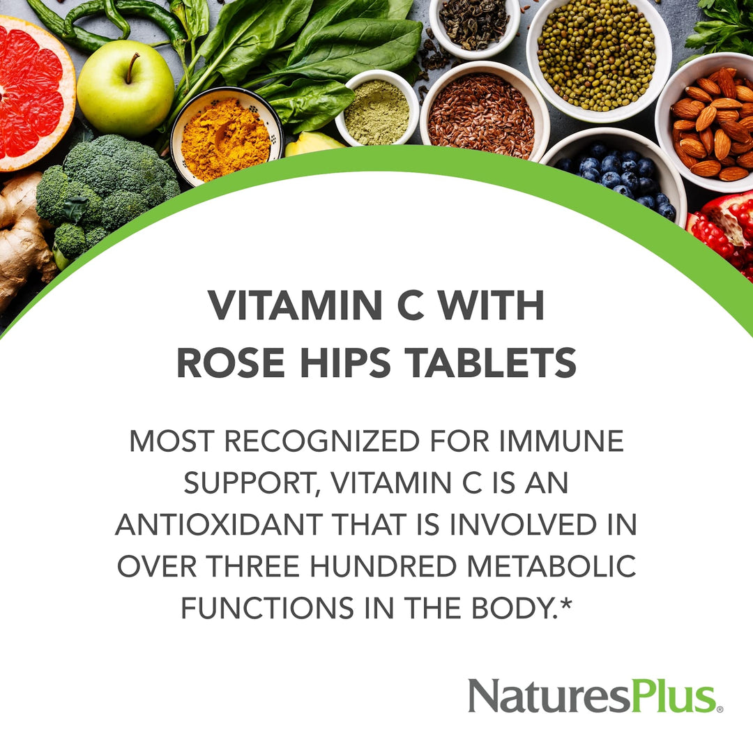 NaturesPlus Sustained Release 1000 mg Vitamin C - 180 T