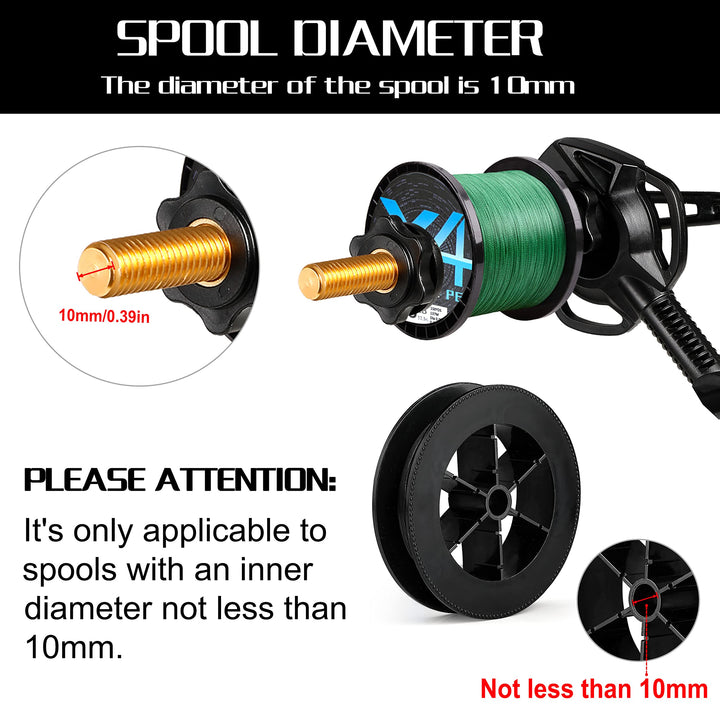 PLUSINNO Fishing Line Spooler with Unwinding Function, 