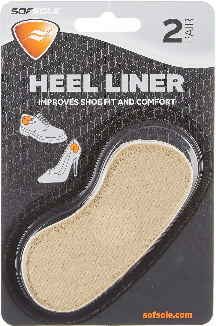 Sof Sole Heel Liner Cushions for Improved Shoe Fit and 