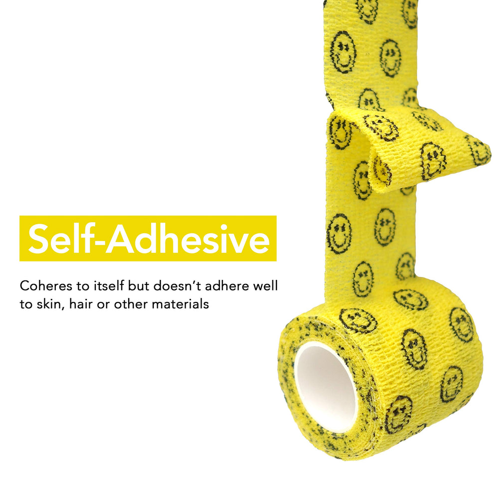 Cohesive Bandage 2” x 5 Yards, 6 Rolls, Self Adherent W