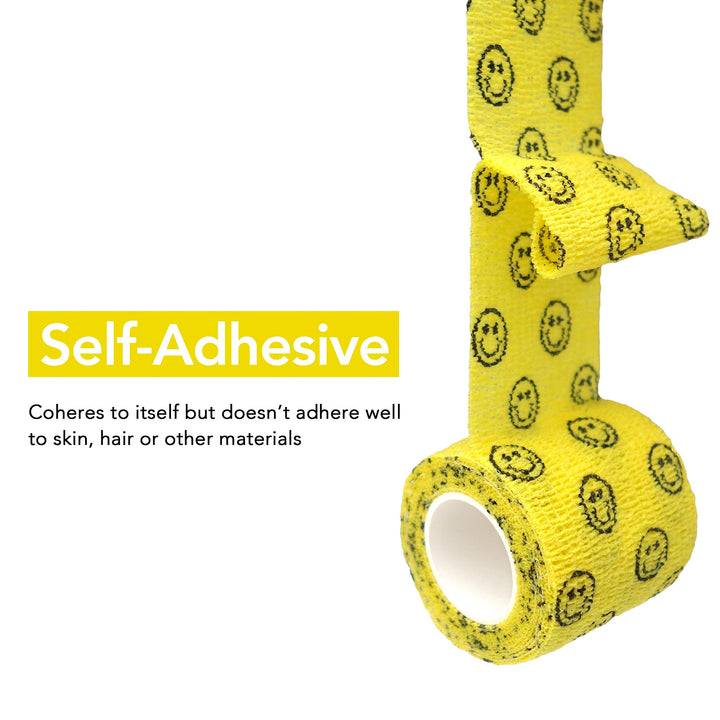 Cohesive Bandage 2” x 5 Yards, 6 Rolls, Self Adherent W