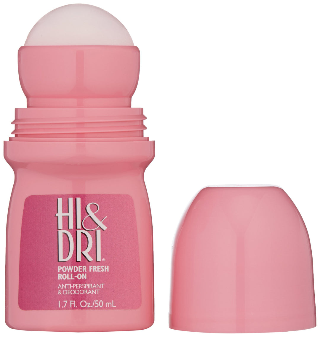 Revlon Hi &amp; Dri Roll-On Anti-Perspirant Powder Fresh, 1.7 Ounce