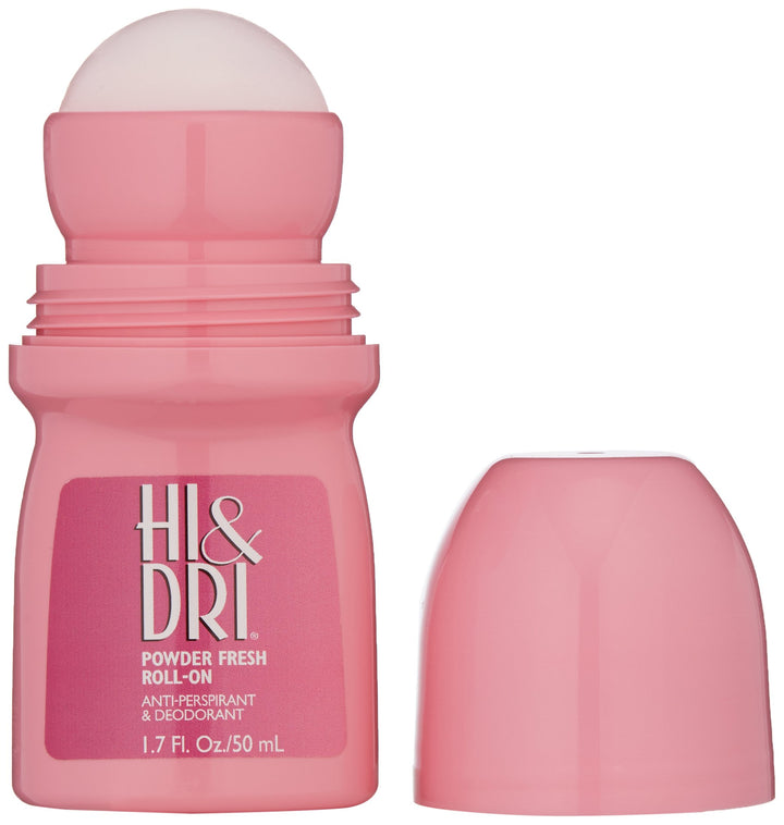 Revlon Hi &amp; Dri Roll-On Anti-Perspirant Powder Fresh, 1.7 Ounce