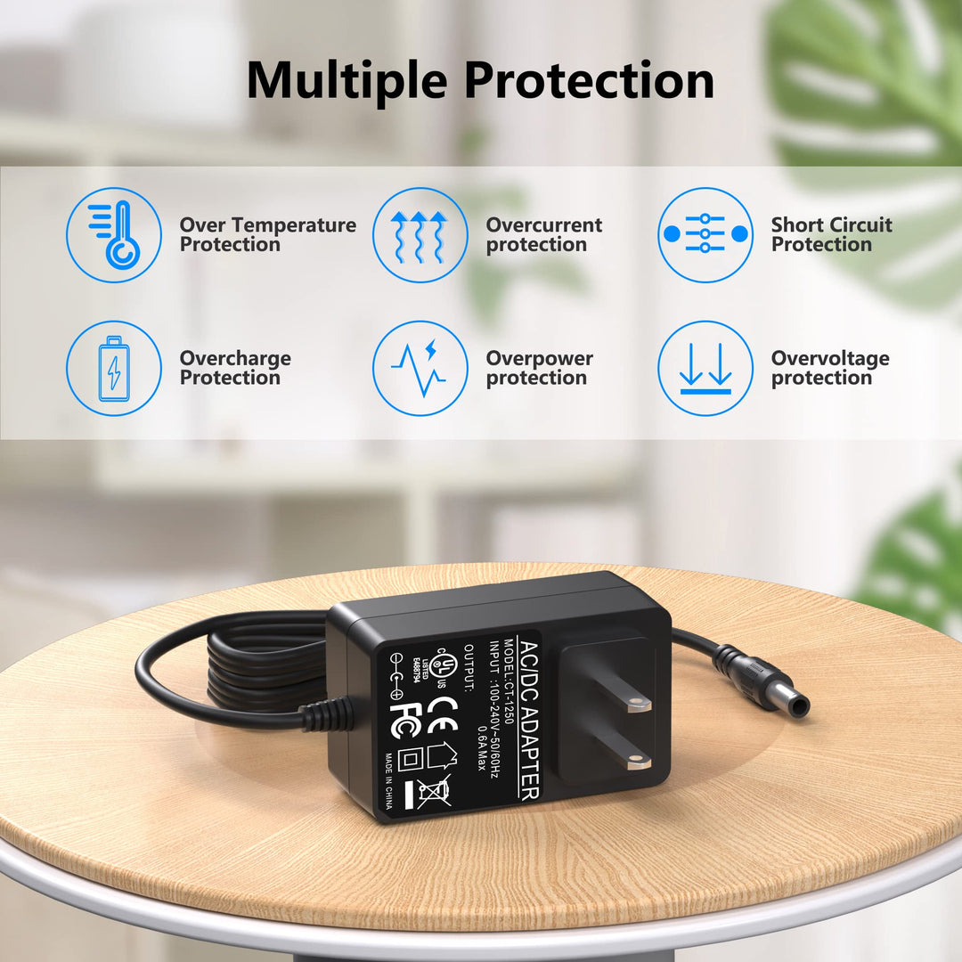Replacment for INSE Vacuum Charger Compatible with INSE S6 S6P S600 S6T S6P Pro S610 S650 S670 23Kpa 250W Power Cord for MOOSOO X8 XL-618B K24 Deik VCS1000 Cordless Vacuum Cleaner Charger 6FT