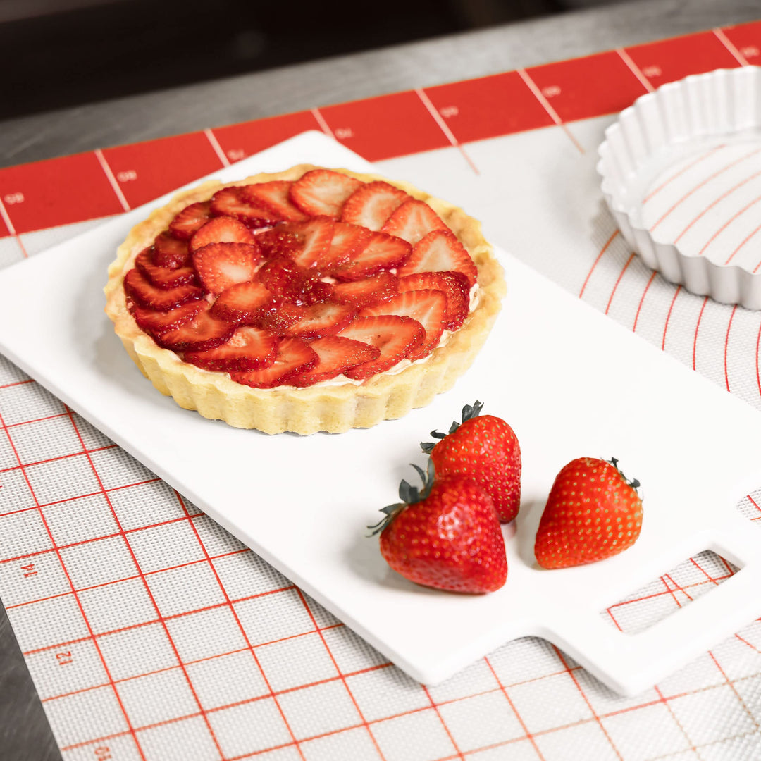 Fat Daddio&#39;s PFT-65 Round Fluted Tart Pan, 6.5 x 1 Inch