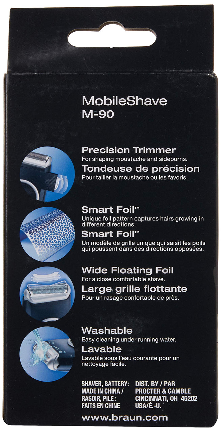 Braun Mobile Shaver - M90 1 Count