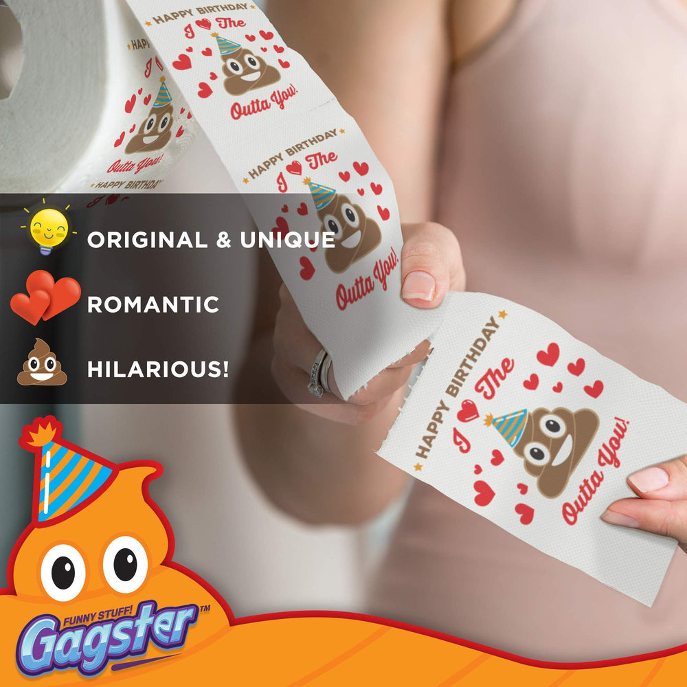 Happy Birthday Gag Tissue Paper - Toilet Paper Roll Fun