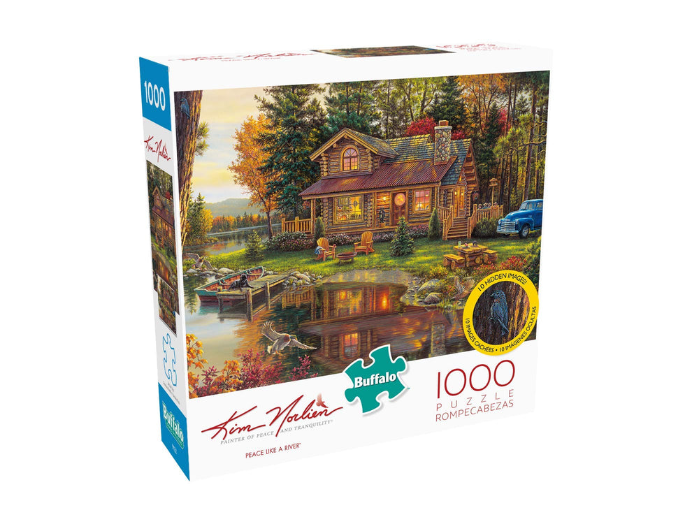- Kim Norlien - Peace Like A River - 1000 Piece Jigsaw Puzzle for Adults Challenging Puzzle Perfect for Game Nights - Finished Puzzle Size is 26.75 x 19.75