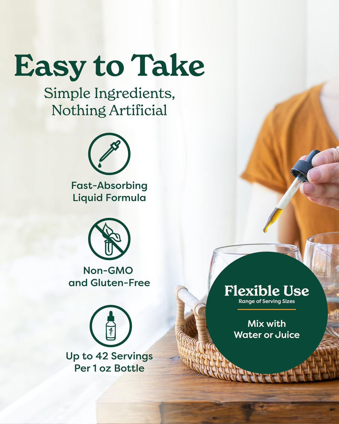 Certified Organic Super Echinacea Liquid Extract Drops for Active Immune System Support, 2 Oz