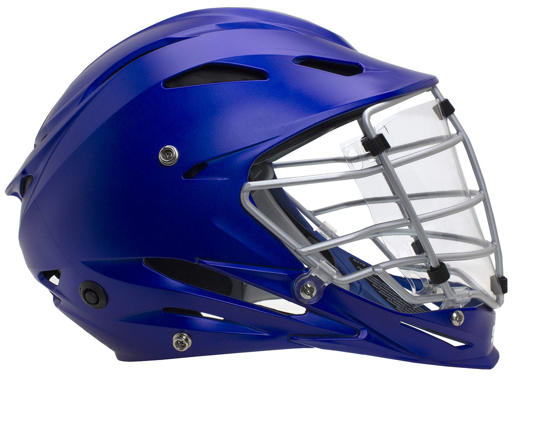 Splash Shield for Lacrosse Helmet Facemask, Improves Hygiene and Protects from Coughs, Sneezes, Spit and Sweat, Clear Non-Tinted for Easy Visibility, Set of 3 (LXSPLSH)