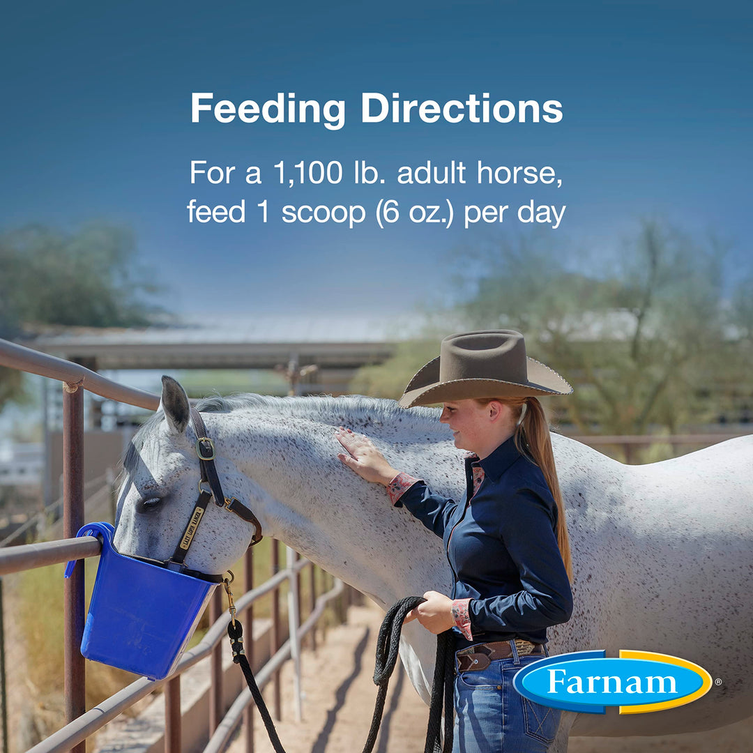 Farnam Horseshoer's Secret Pelleted Hoof Supplements, Promotes healthy hoof growth, maintains hoof walls & supports cracked hooves, 11 lbs., 30 day supply