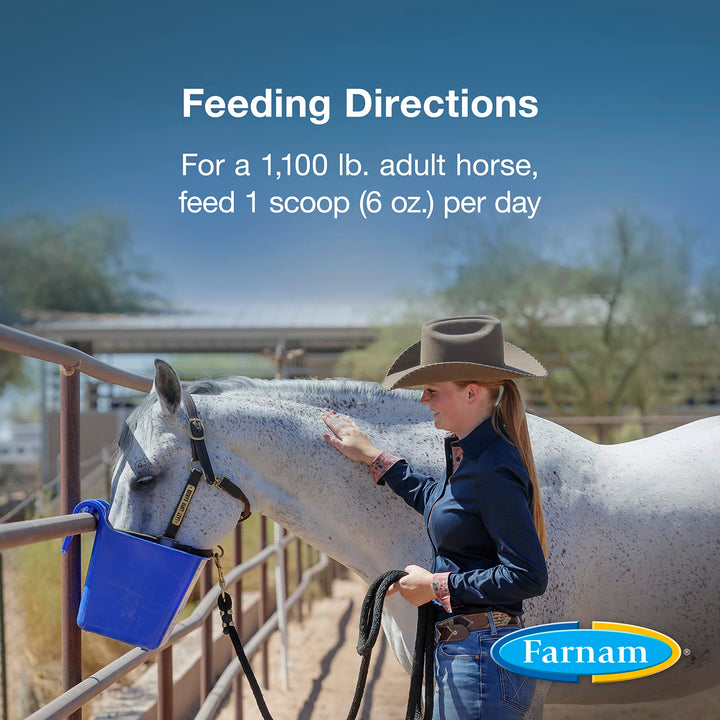 Farnam Horseshoer's Secret Pelleted Hoof Supplements, Promotes healthy hoof growth, maintains hoof walls & supports cracked hooves, 11 lbs., 30 day supply