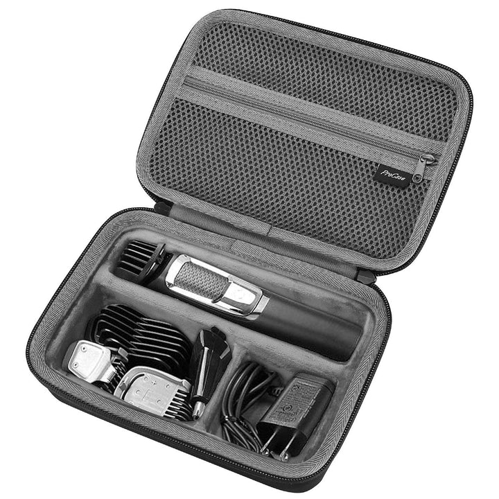 Hard Travel Case for Multigroom Series 3000 5000 7000 MG3750 MG5750/49 MG7750/49 Men&#39;s Electric Trimmer Shaver and Attachments Father&#39;s Day Choice -Black