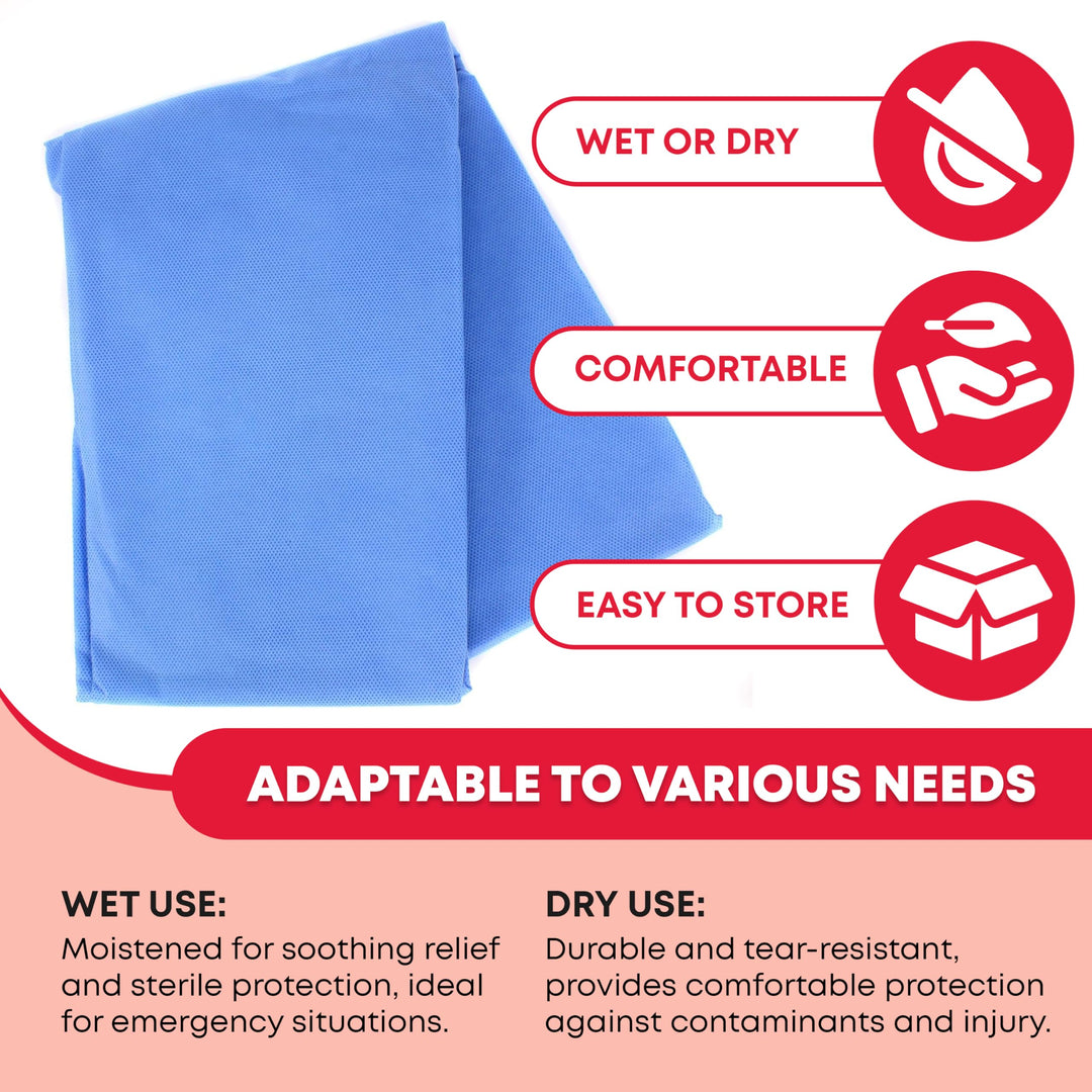 Ever Ready First Aid Sterile Burn Sheet Blanket – 60”x 90”