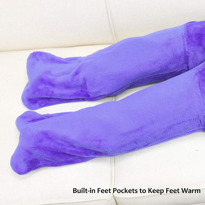 Catalonia Wearable Fleece Blanket with Sleeves and Foot