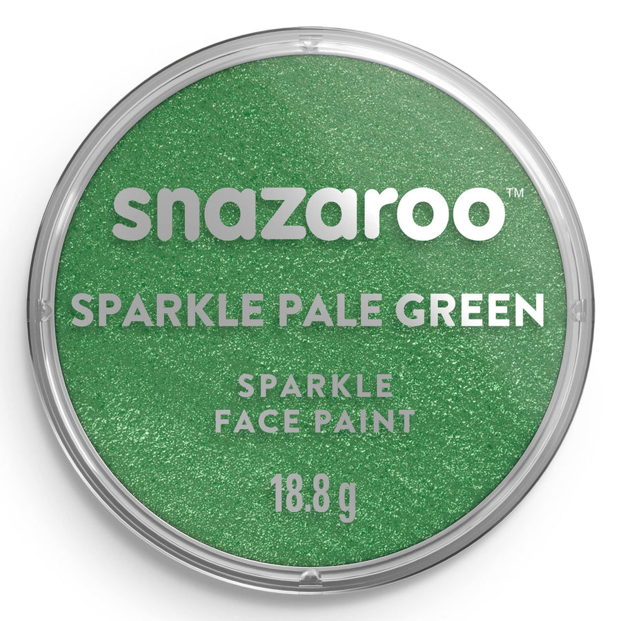 Sparkle Face Paint, 18ml, Sparkle Pale Green