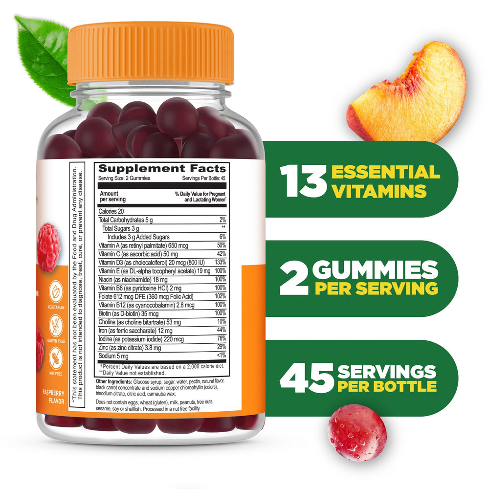 Lifeable Prenatal Multivitamin with Iron and Choline | 