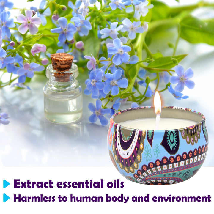 EUPNHY 16 Pack Scented Candles Gift Set 2.5oz Strong Fragrance Aromatherapy Candle Set Soy Wax Decorative Candles for Home Scented Candles Relaxation Gifts for Women.