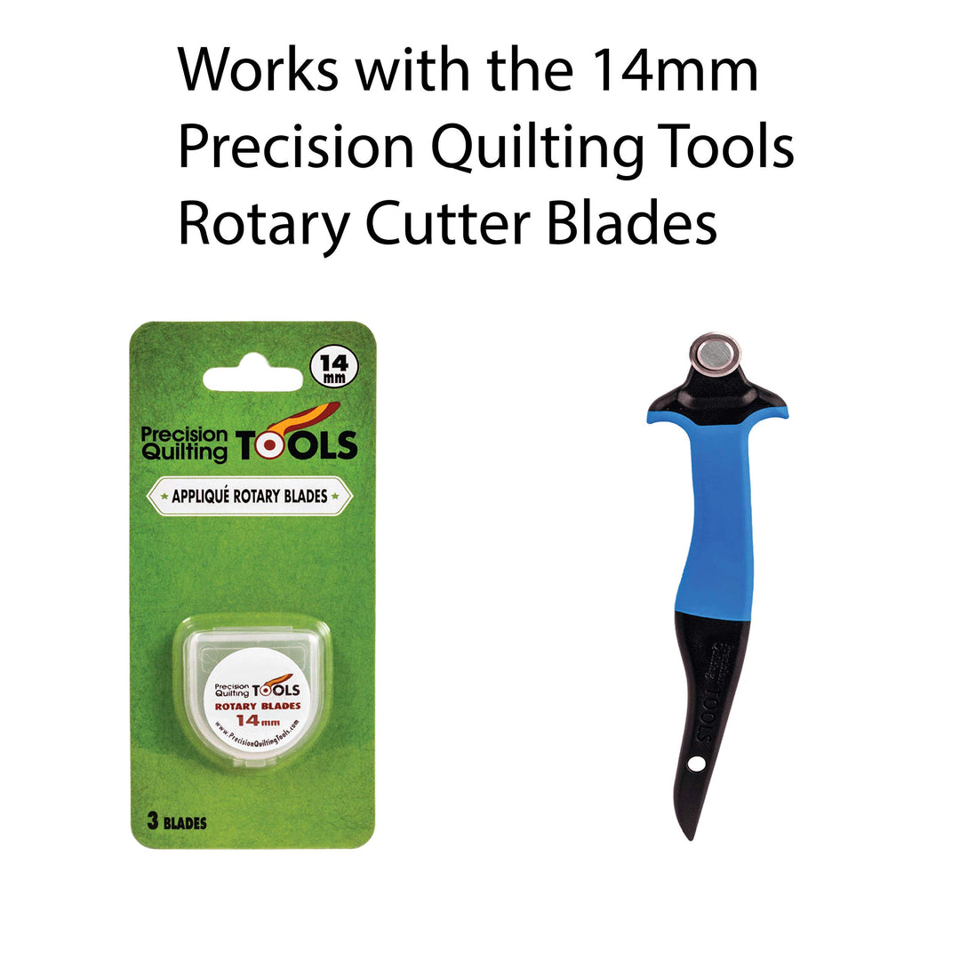 Precision Quilting Tools 14mm Rotary Cutter for Fabric 