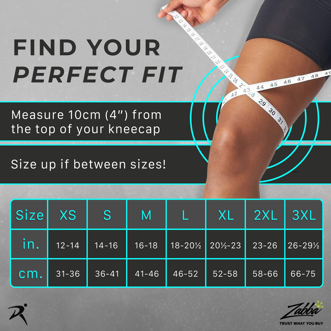 Knee Support Brace Compression Sleeves for Women and Men (Grey) (Pair) (Extra Small) [XS] - for Ligament Injury, Joint Pain Relief, Running, Arthritis, ACL, MCL, Sport