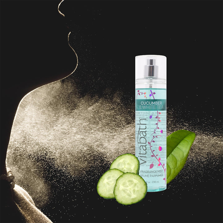 Fragrance Mist, Cucumber and White Tea, 8 Ounce