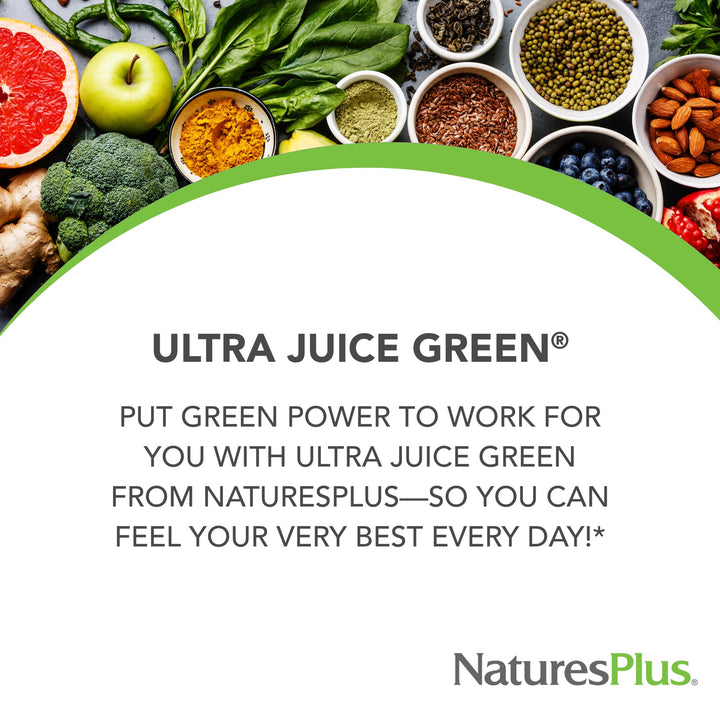 Natures Plus Ultra Juice Green Multivitamin - 90 Vegeta