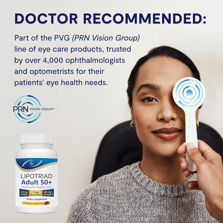 Eye Vitamin and Mineral Supplement with Zinc, Vitamins C &amp; E, Omega 3, Lutein &amp; Zeaxanthin - 60 Count