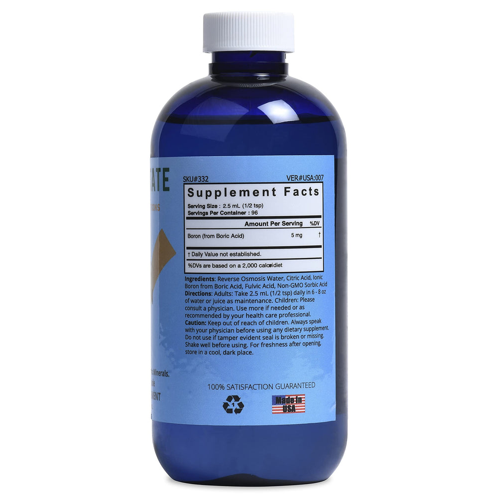 - Natural Ionic Liquid Boron - 8 Fl Oz