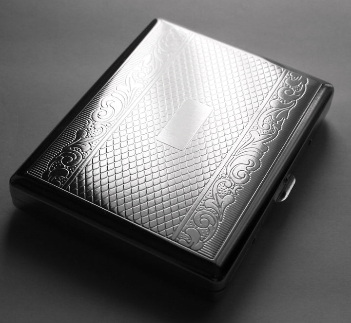 Retro Cigarette Case Victorian Style Metal Holder for R