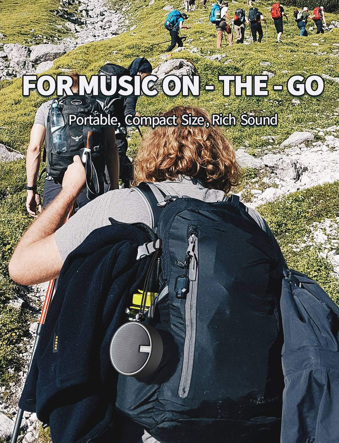 C12 IPX7 Waterproof Shower Bluetooth Speaker, Portable Small Speaker, Speakers Bluetooth Wireless Loud Clear Sound Support TF Card Suction Cup for Kayak Canoe Beach Gift (Black)