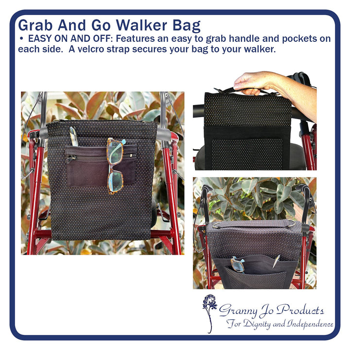Granny Jo Products Grab and Go Walker Bag