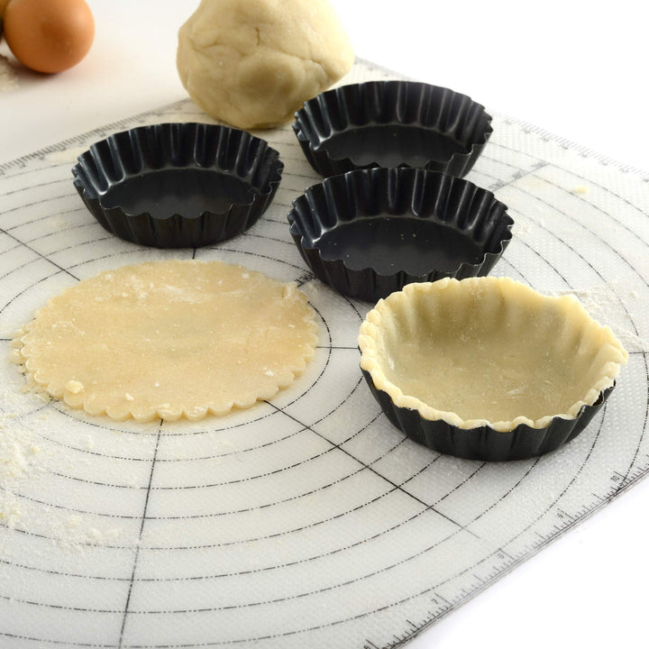 Norpro Non-Stick Tartlet Pans, Set of 4, Metallic