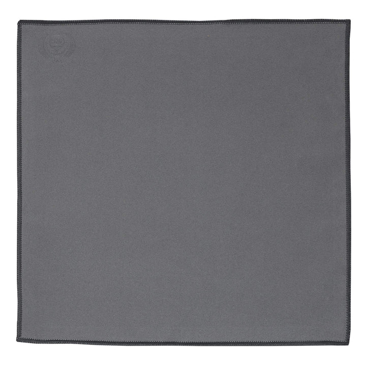 MI&amp;VI Synthetic Chamois Microfiber Instrument Cleaning &amp; Polishing Cloth for Violin, Viola, Cello, Bass, Guitar, Saxophone, Flute 12x12in (Charcoal-Grey)