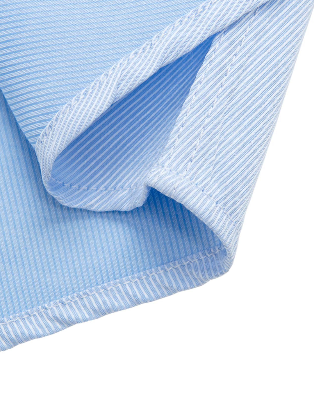 Alimens &amp; Gentle Men&#39;s French Dress Shirt Regular Fit (Include Cufflinks Collar Stays) (17 Neck 34-35 Sleeve, Twilled Blue)
