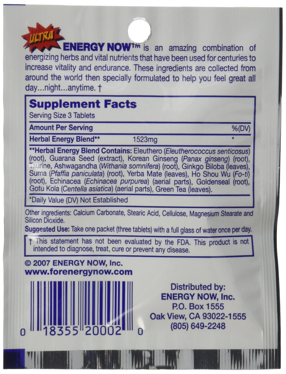 Handy Solutions Ultra Energy Now, 3 tabs Packages (Pack
