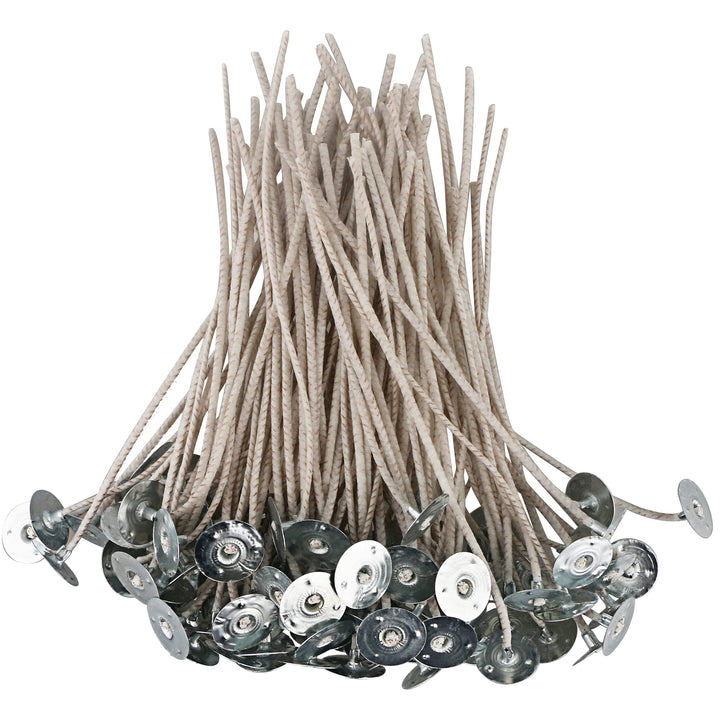 EUPNHY CD Series Candle Wicks for Soy Candles,100pcs CD 10 6 Pretabbed Wicks,Cotton & Paper Wicks for Candle Making.