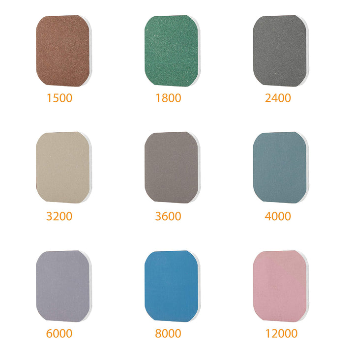 2 inch by 2 inch Double Sided Soft Touch Sanding Pads Ideal for Pen and Bottle Stopper Polishing. Perfect for Cycle Sanding Acrylic Materials with CA Glue Finish