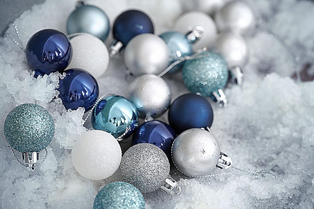 Valery Madelyn Mini Christmas Tree Ornaments Set, 100ct