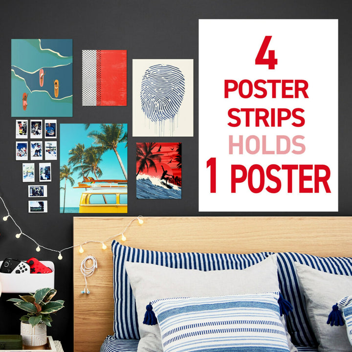 Command Poster Strips, 64 Command Strips Damage Free Ha