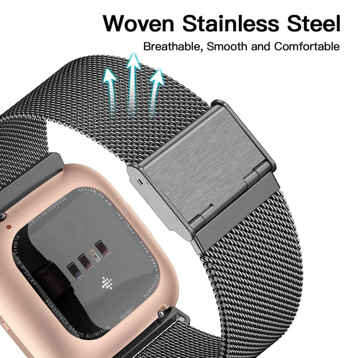 Maledan Compatible with Fitbit Versa Bands for Women Me