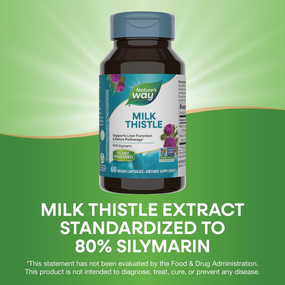 Nature&#39;s Way Milk Thistle, Supports Liver Funct