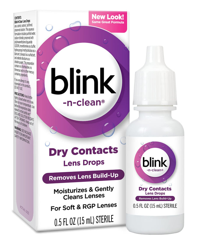 Complete Blink-N-Clean Lens Drops, 0.5 Fluid Ounce