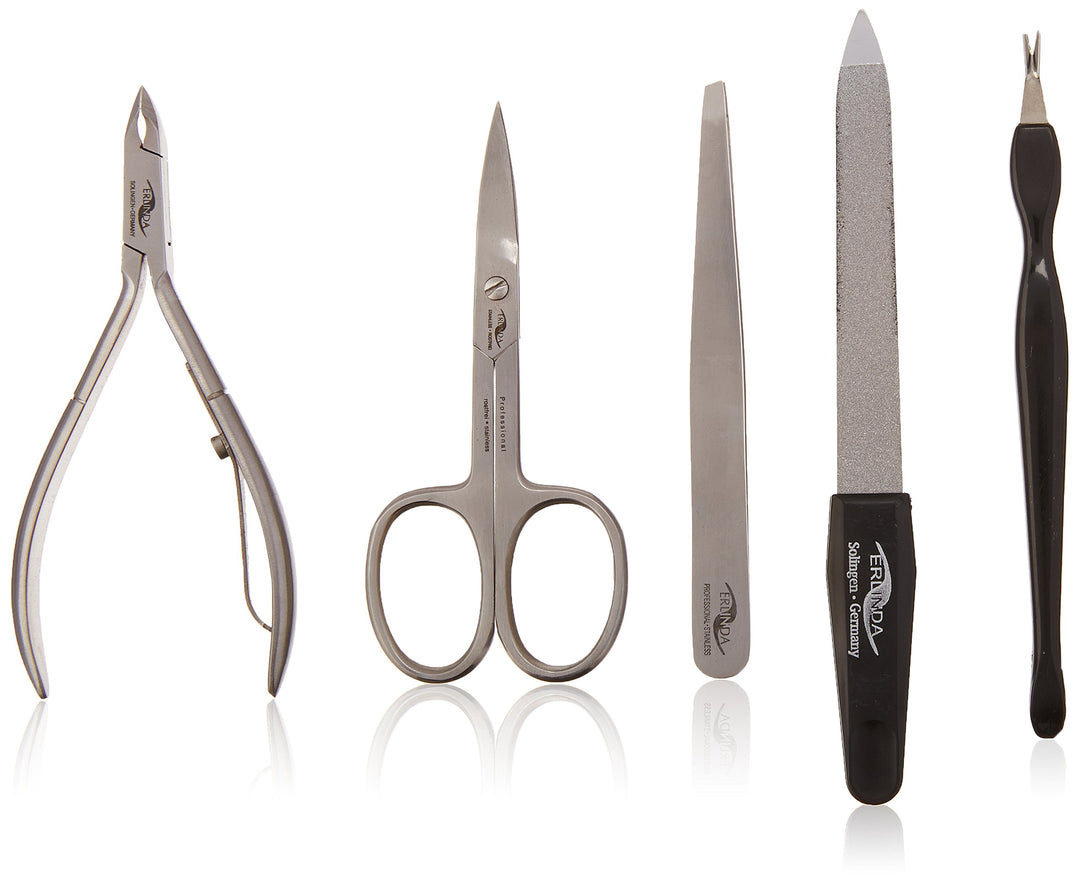 Company Women&#39;s Solingen Chrome 5 Piece Manicure Set, Black, 1 Pound
