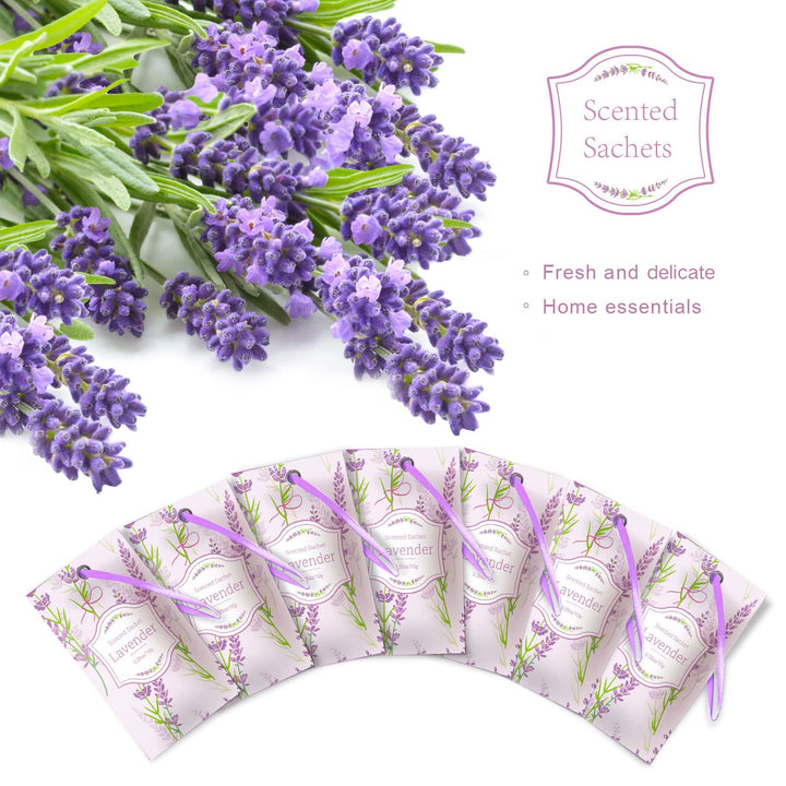 Lavender Sachets, Home Fragrance Sachet, Sachet Bags, for Drawers and Closets, Sachet Packets for Home, 14 Packs, Gifts for Women
